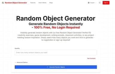 Random Object Generator